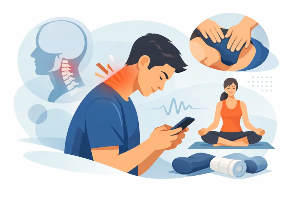 Neck Pain From Text Neck: What Helps?