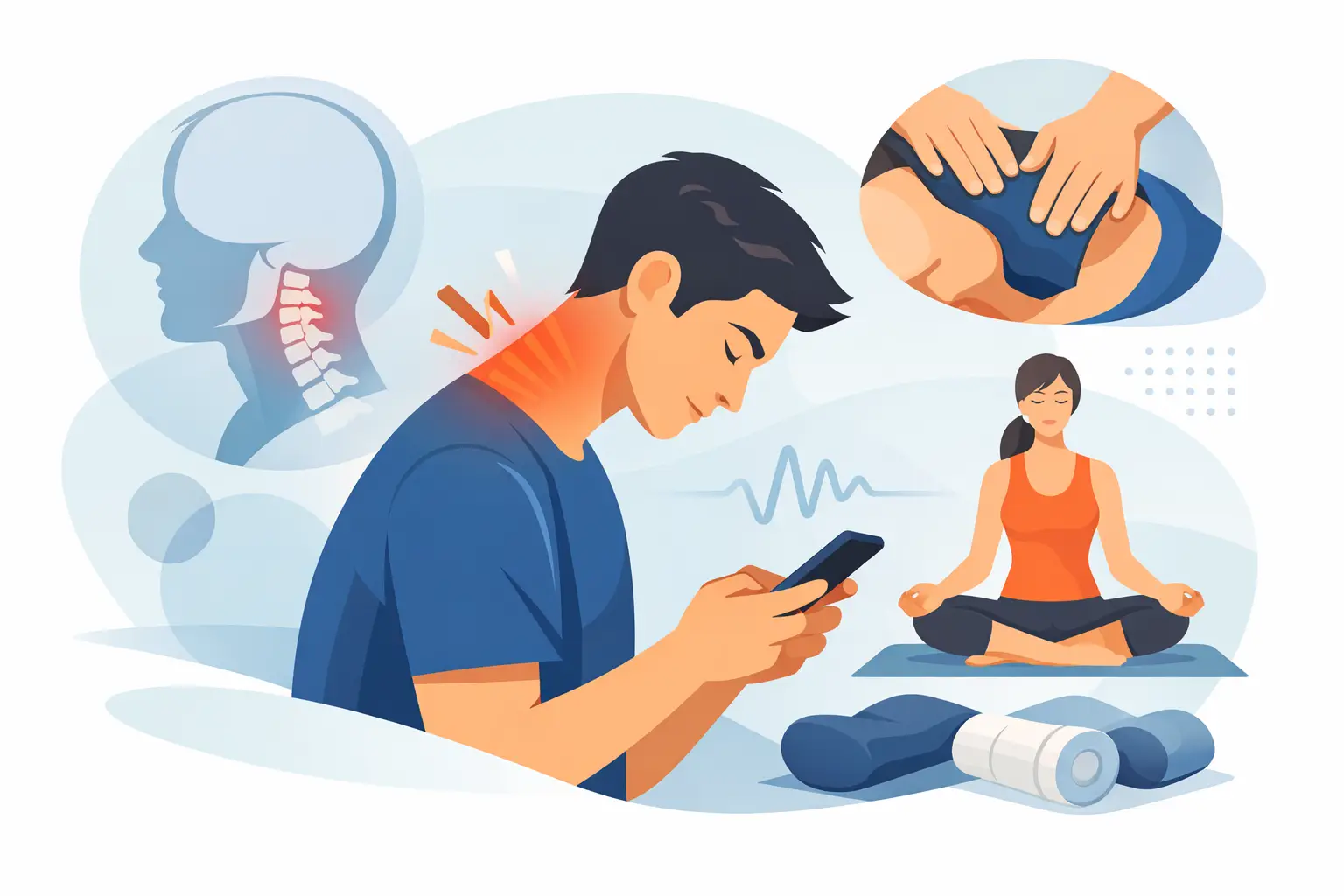 Neck Pain From Text Neck: What Helps?