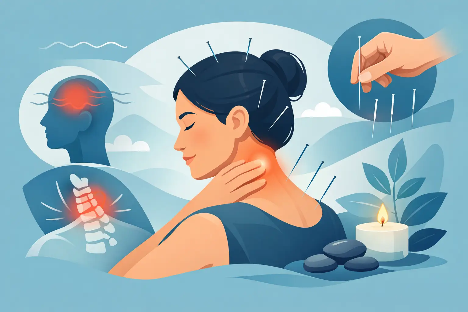 How Acupuncture Relieves Headaches and Neck Tension