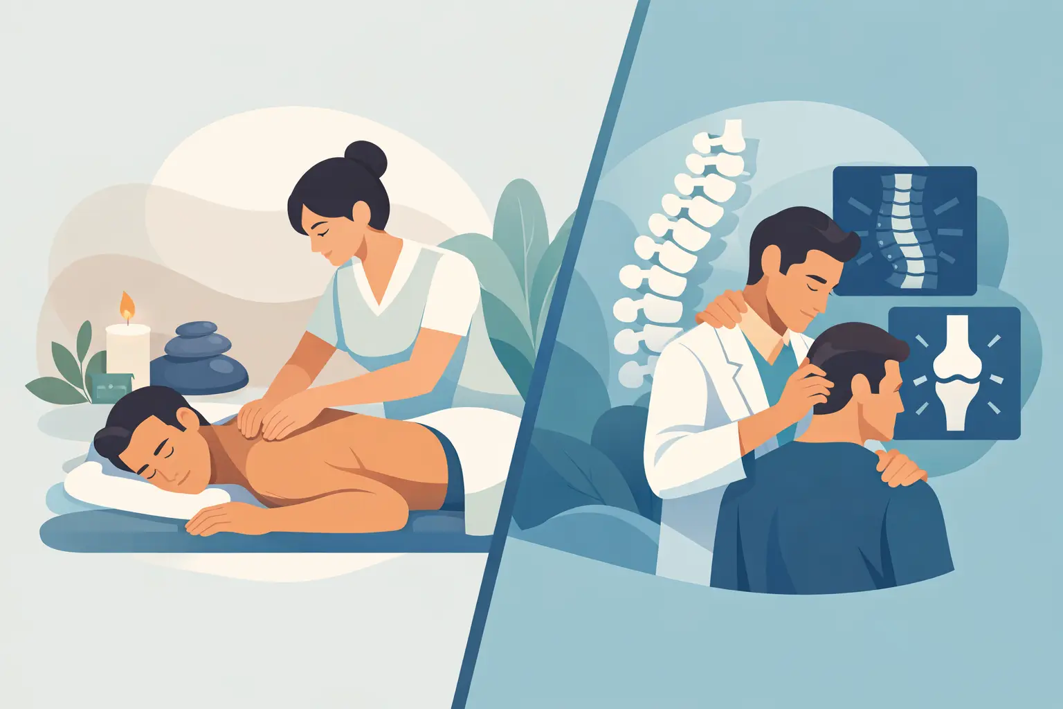 Massage vs Chiropractic Treatment for Pain Relief