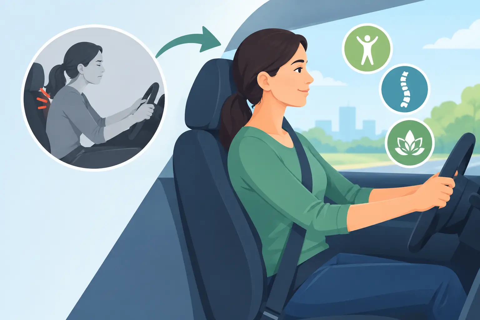 How to Reduce Driving Stiffness and Feel Better